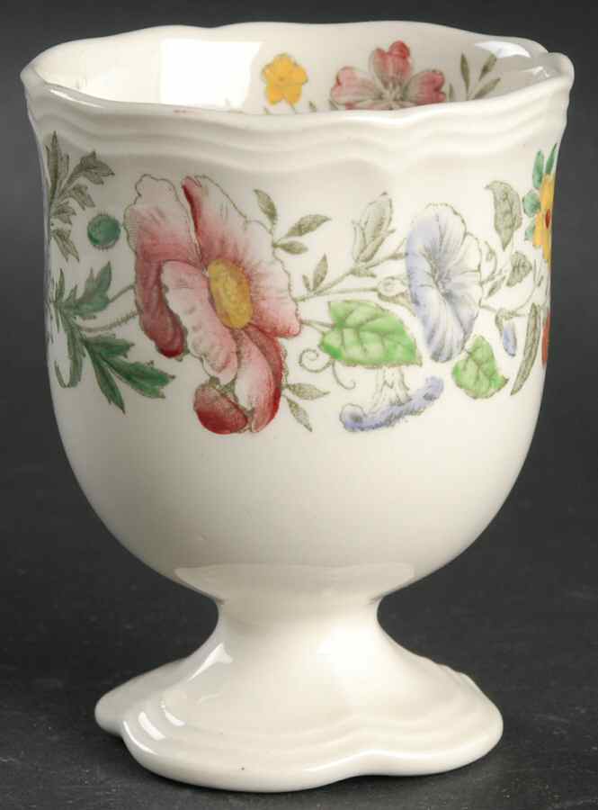 Stratford (Floral) Double Egg Cup by Royal Doulton-1