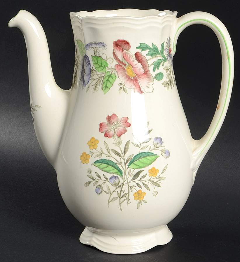 Stratford (Floral) Coffee Pot No Lid by Royal Doulton-1