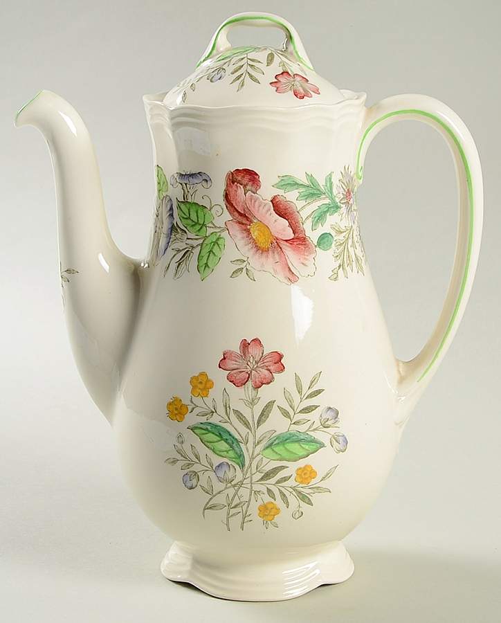 Stratford (Floral) Coffee Pot & Lid by Royal Doulton-1
