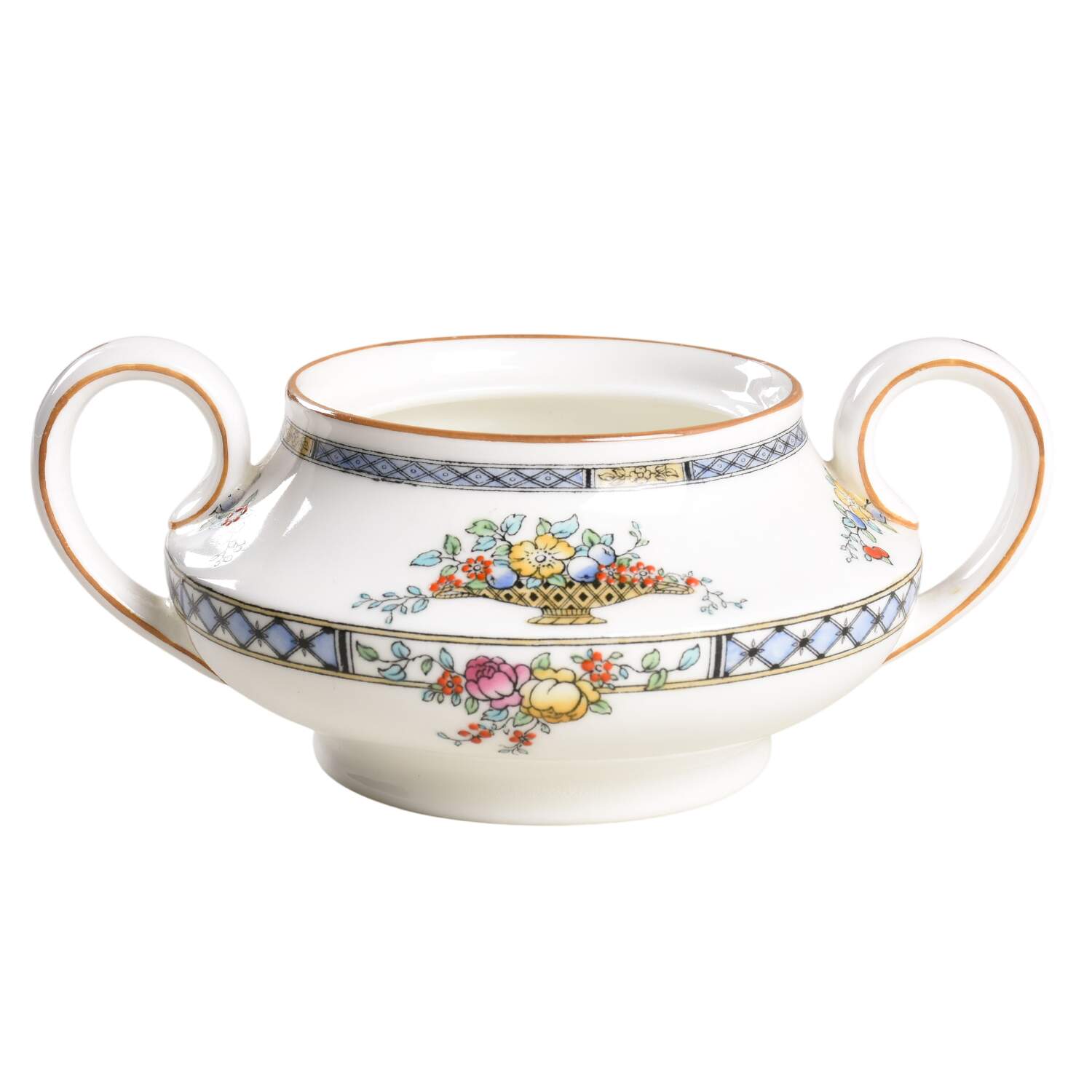 Strathmore Sugar Bowl No Lid by Royal Doulton-1