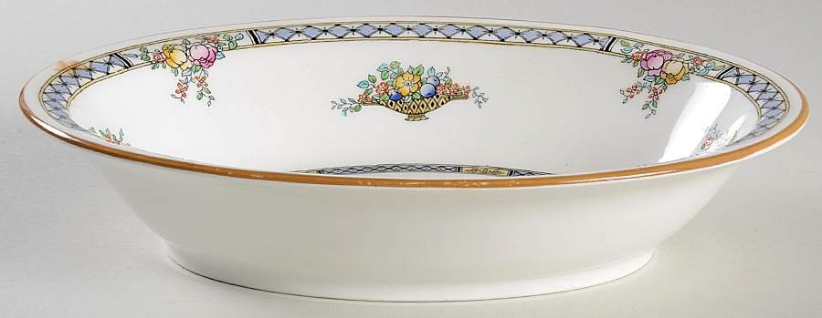 Strathmore 9" Oval Vegetable Bowl by Royal Doulton-1