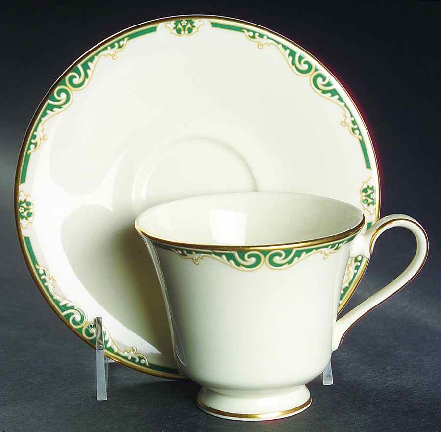 St. Regis Footed Cup & Saucer Set by Royal Doulton-1
