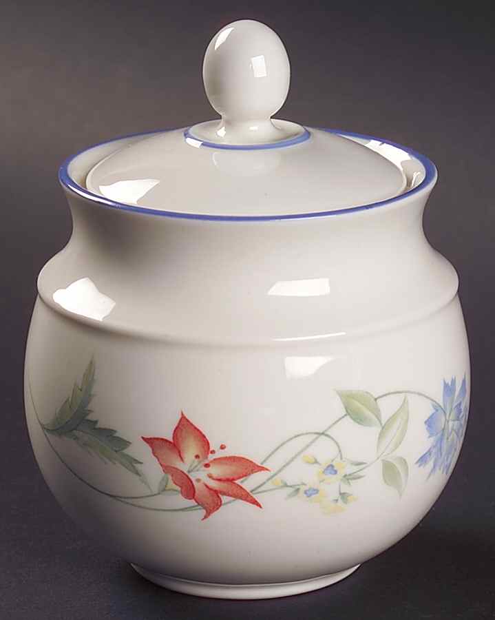 Summer Carnival Sugar Bowl & Lid by Royal Doulton-1