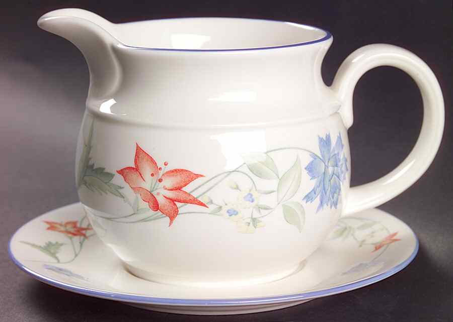 Summer Carnival Gravy Boat & Underplate by Royal Doulton-1