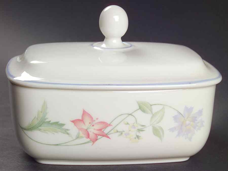 Summer Carnival 1/4 Lb Covered Butter by Royal Doulton-1