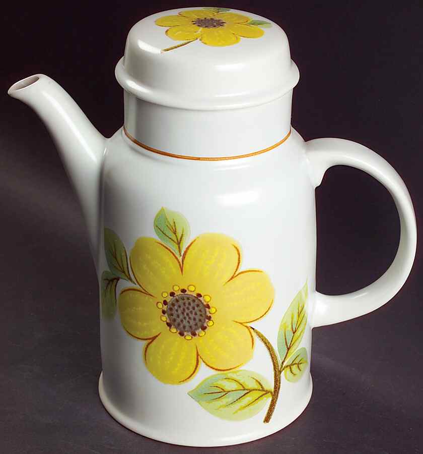 Summer Days Coffee Pot & Lid by Royal Doulton-1