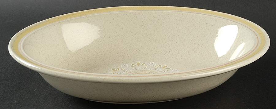 Sunny Days 10" Oval Vegetable Bowl by Royal Doulton-1