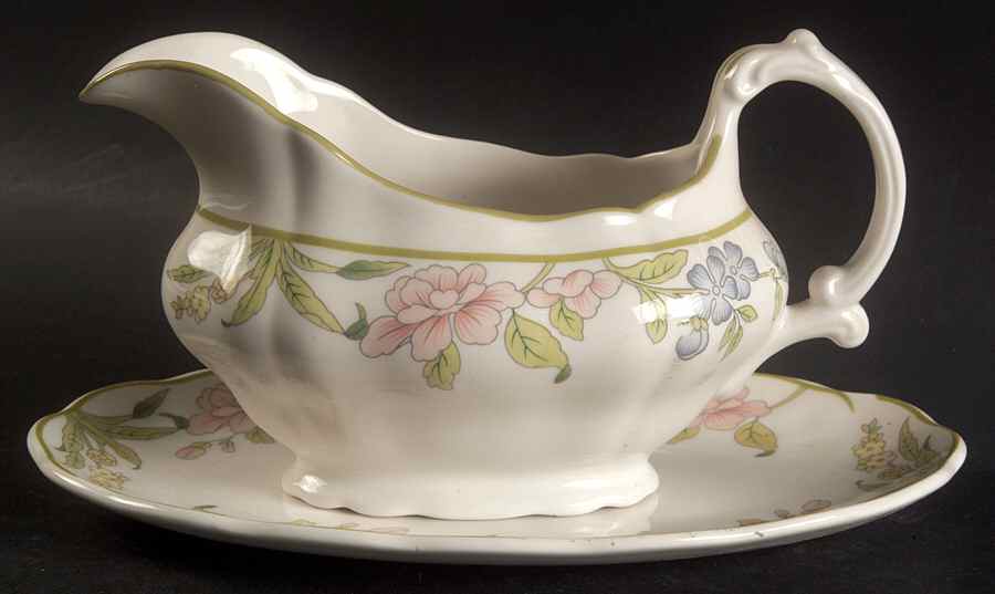 Sudbury Gravy Boat & Underplate/Relish by Royal Doulton-1