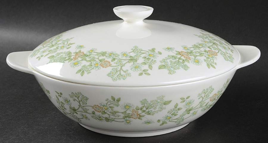 Summer Mist Round Covered Vegetable by Royal Doulton-1