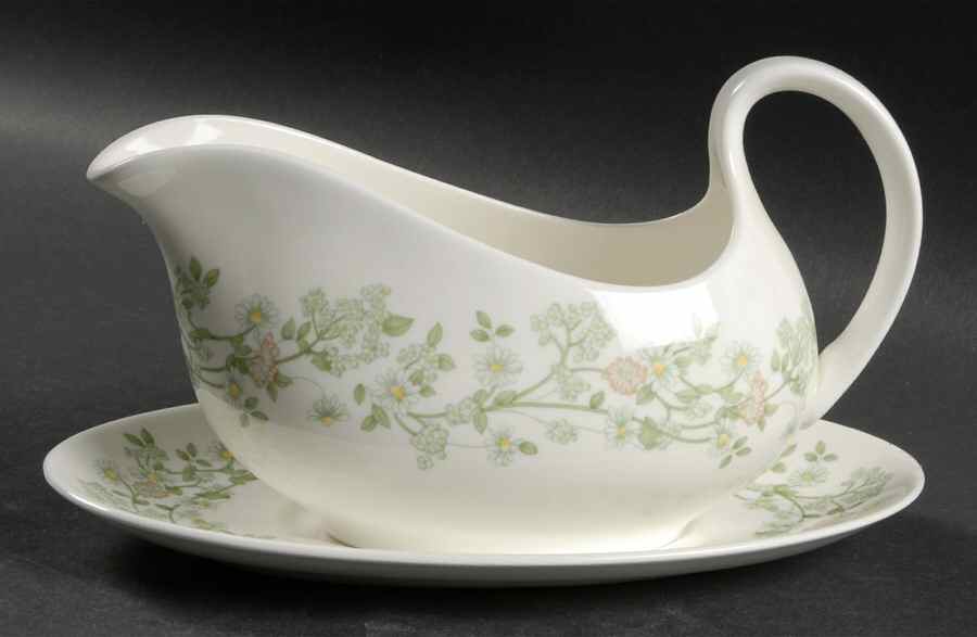 Summer Mist Gravy Boat & Underplate by Royal Doulton-1
