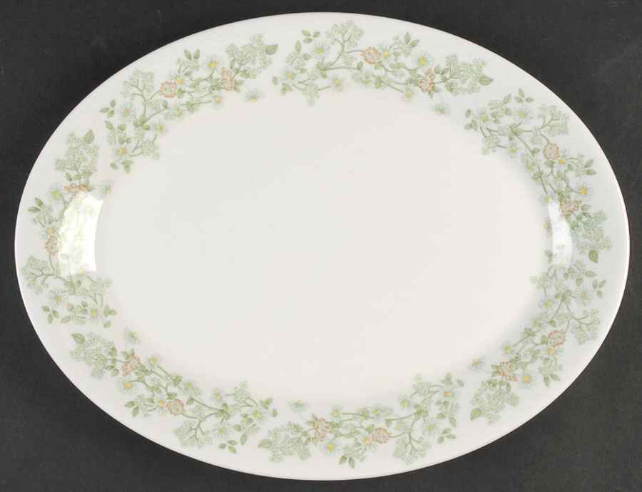 Summer Mist 13" Oval Serving Platter by Royal Doulton-1