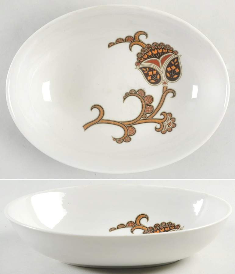 Sumatra 9" Oval Vegetable Bowl by Royal Doulton-1