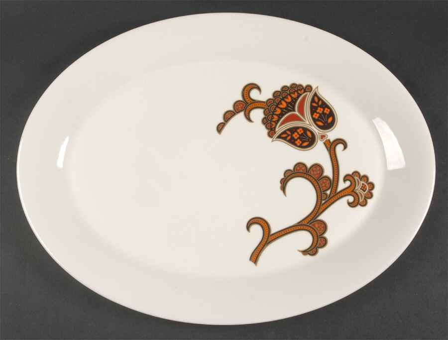 Sumatra 16" Oval Serving Platter by Royal Doulton-1