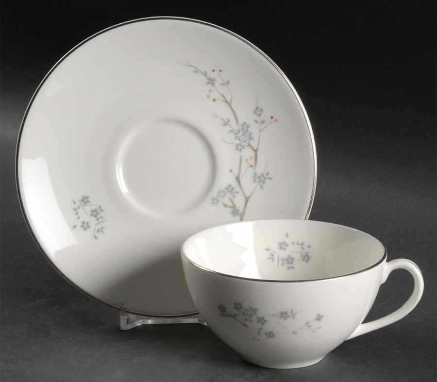 Summer Song Flat Cup & Saucer Set by Royal Doulton-1