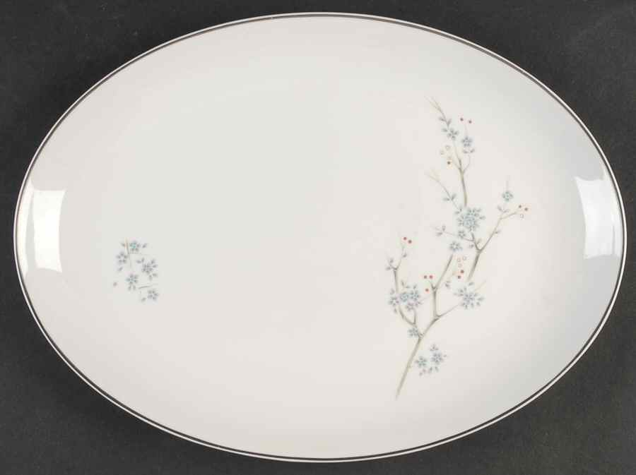 Summer Song 13" Oval Serving Platter by Royal Doulton-1