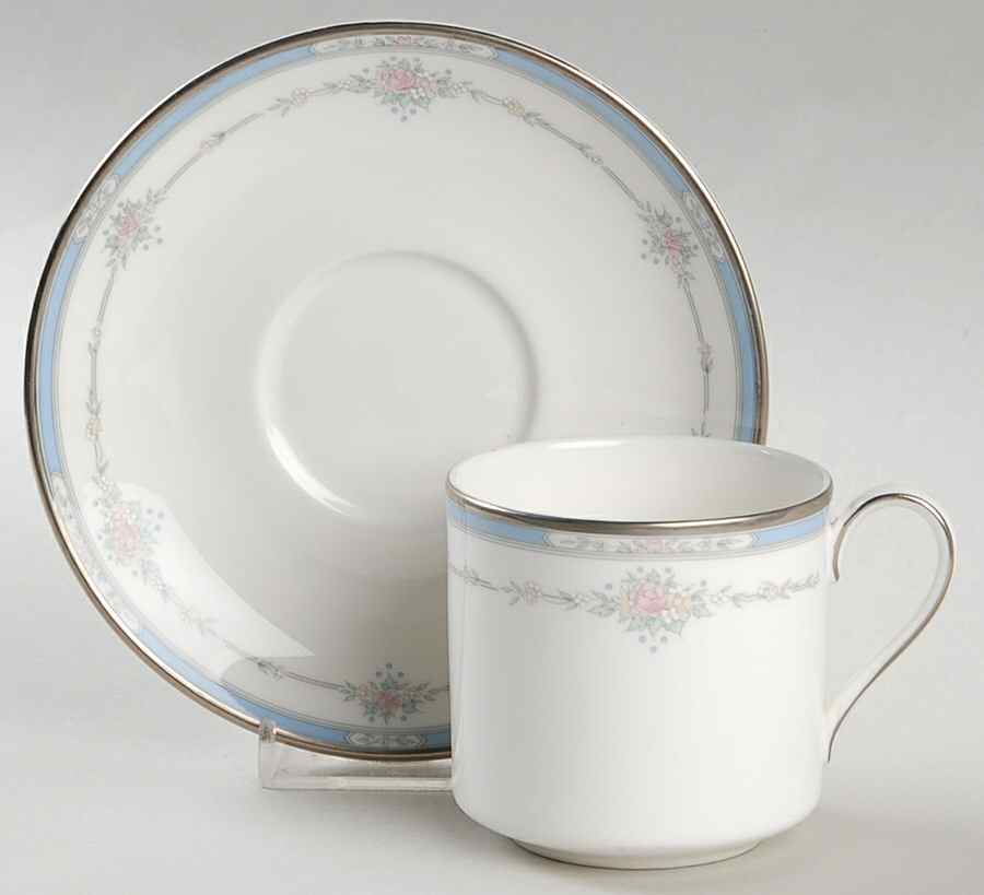 Suzanne Flat Demitasse Cup & Saucer Set by Royal Doulton-1