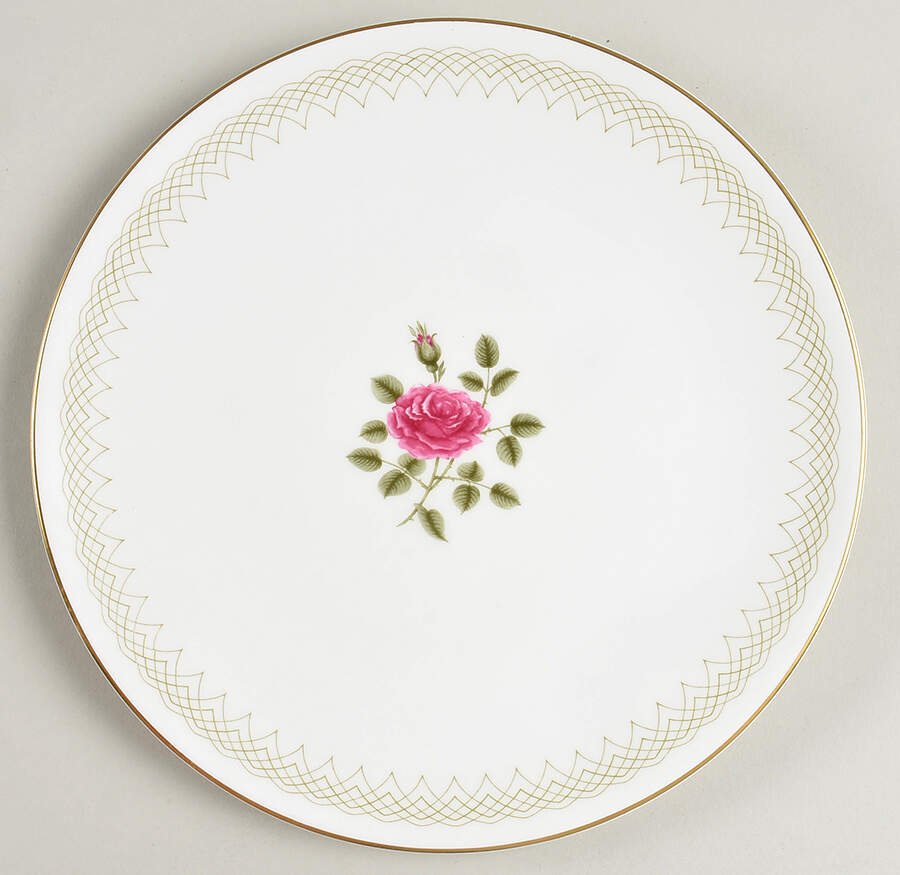 Sweetheart Rose Salad Plate by Royal Doulton-1