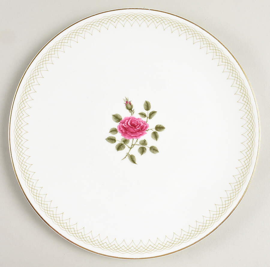 Sweetheart Rose Dinner Plate by Royal Doulton-1