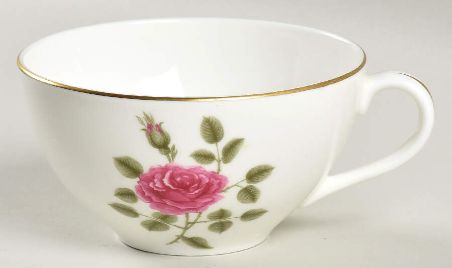 Sweetheart Rose Flat Cup by Royal Doulton-1