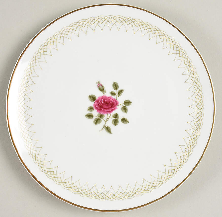 Sweetheart Rose Bread & Butter Plate by Royal Doulton-1