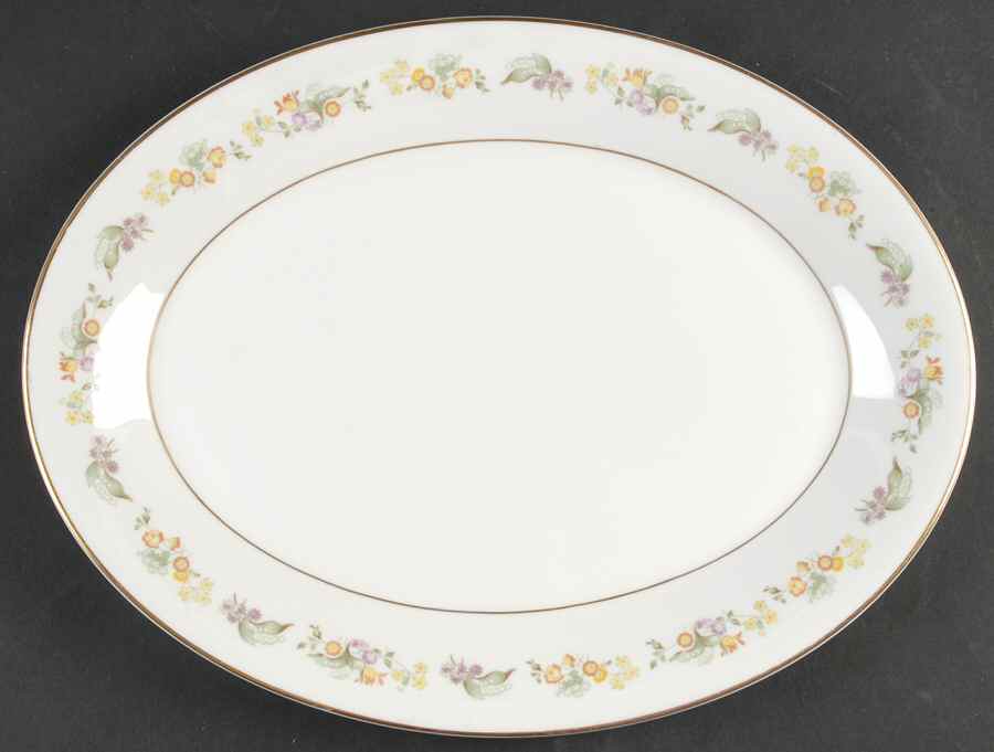 Symphony 13" Oval Serving Platter by Royal Doulton-1