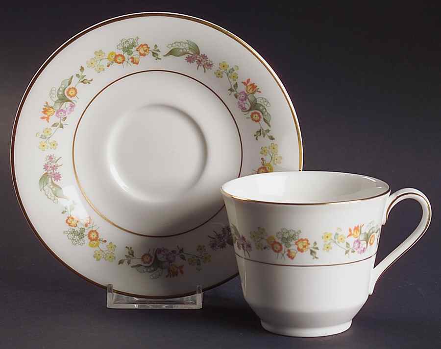 Symphony Flat Cup & Saucer Set by Royal Doulton-1