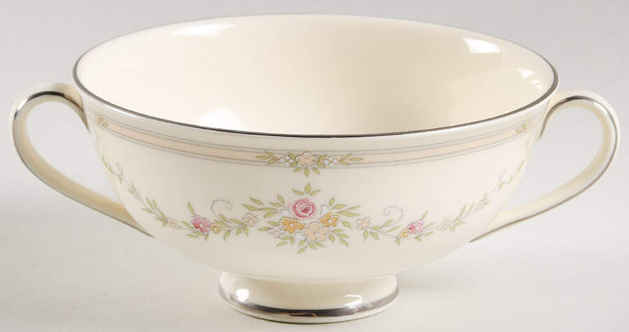 Tamara Footed Cream Soup Bowl by Royal Doulton-1