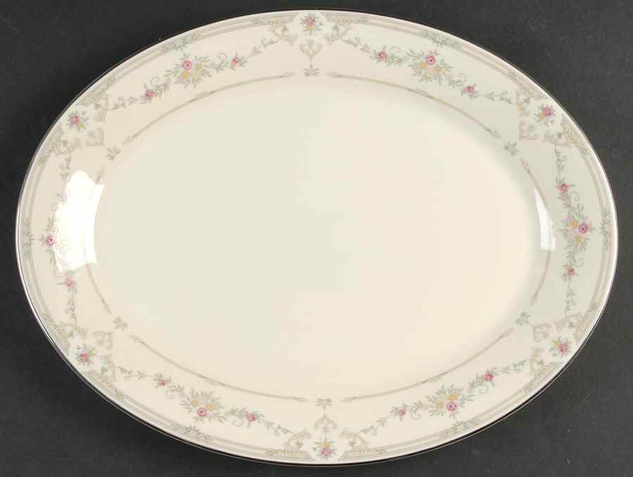 Tamara 13" Oval Serving Platter by Royal Doulton-1