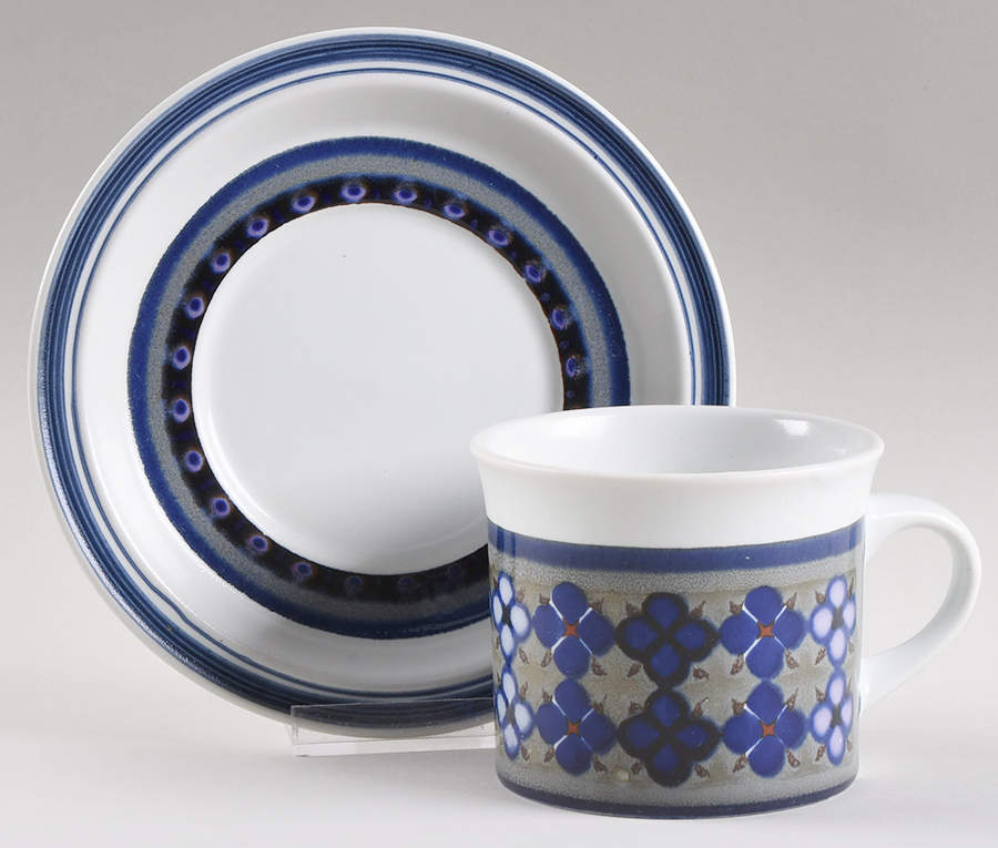 Tangier Flat Cup & Saucer Set by Royal Doulton-1