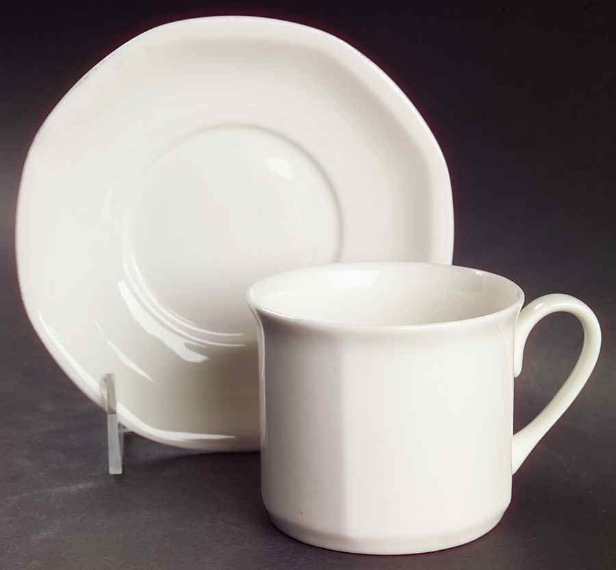 Tangent Flat Cup & Saucer Set by Royal Doulton-1