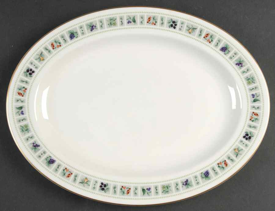 Tapestry 13" Oval Serving Platter by Royal Doulton-1