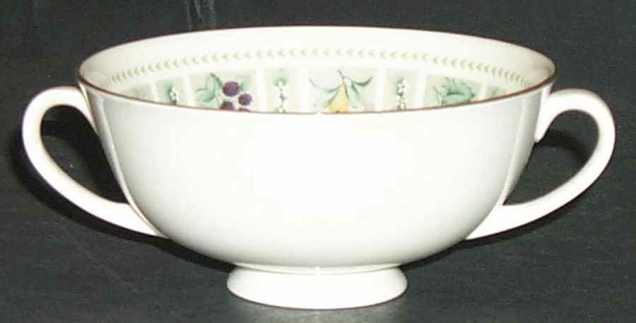 Tapestry Footed Cream Soup Bowl by Royal Doulton-1