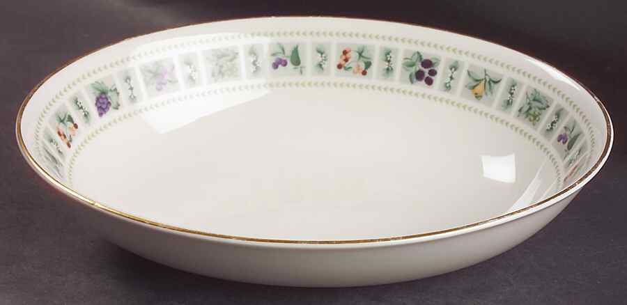 Tapestry 9" Oval Vegetable Bowl by Royal Doulton-1