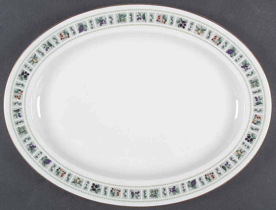 Tapestry 16" Oval Serving Platter by Royal Doulton-1