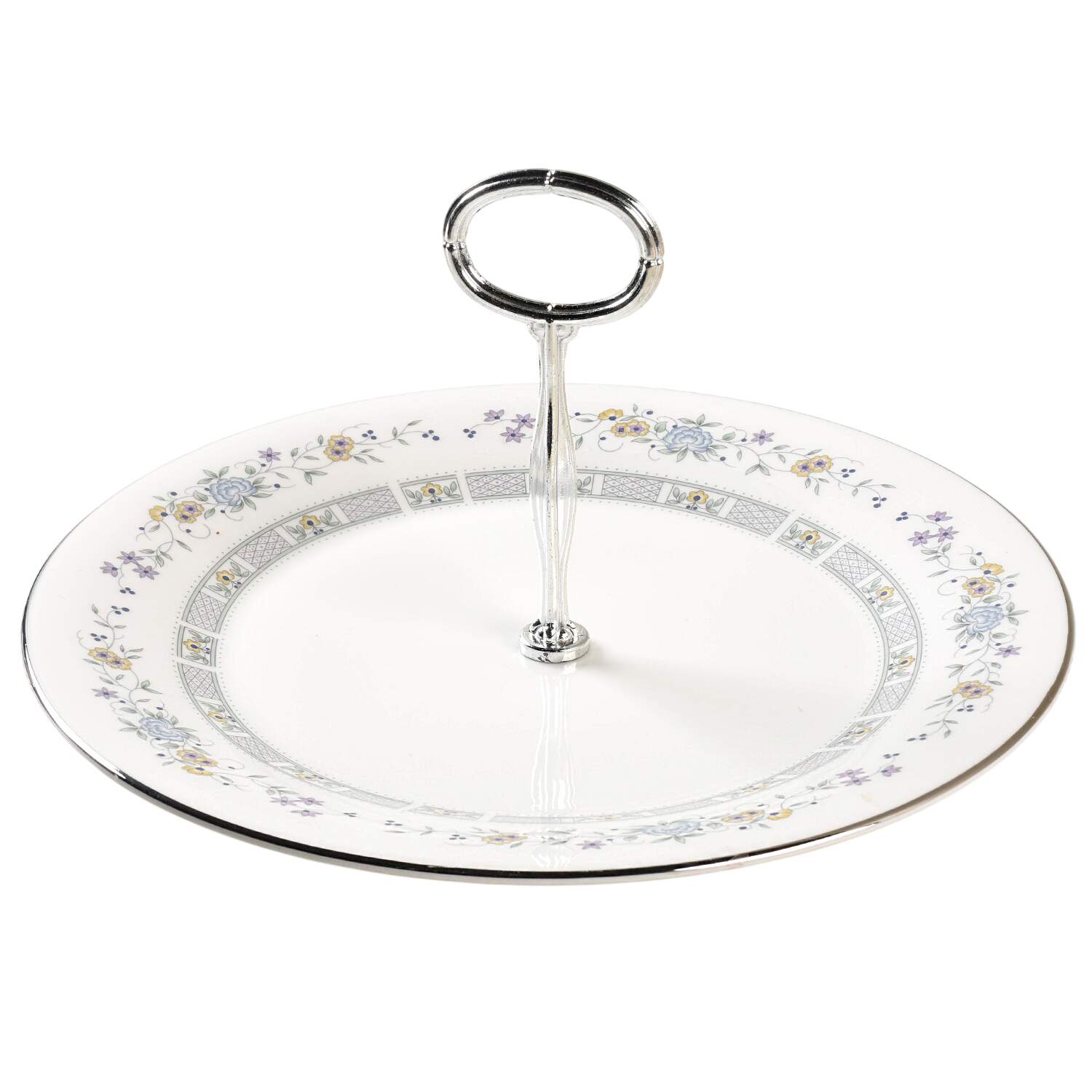 Tara Round Serving Plate with Center Handle (Dp) Hc by Royal Doulton-1