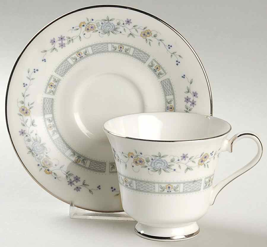 Tara Footed Cup & Saucer Set by Royal Doulton-1