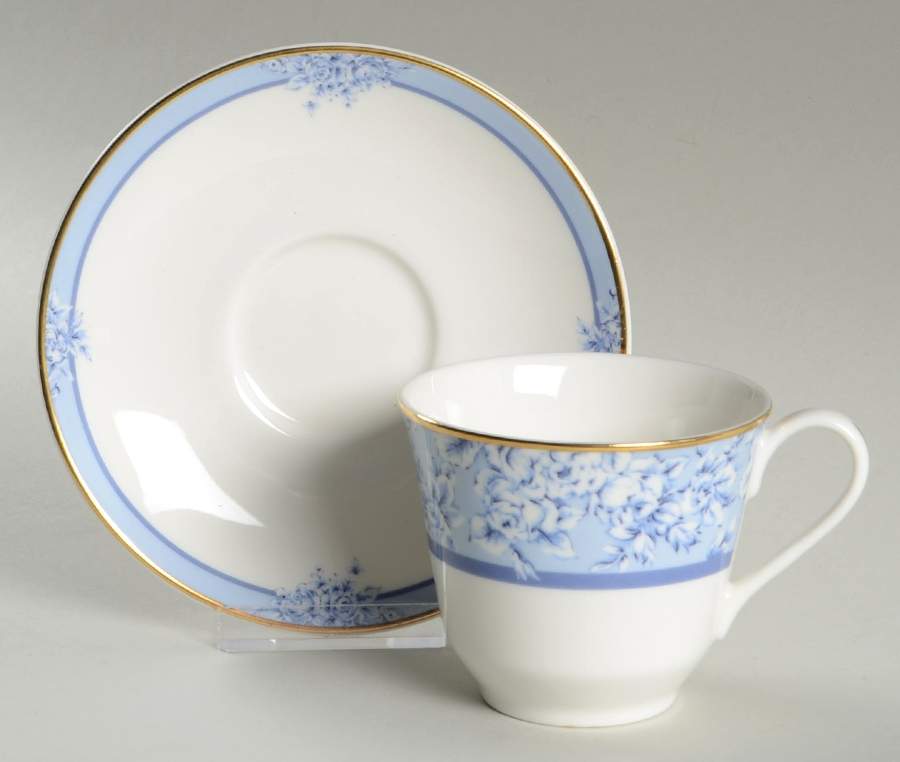 Tara Flat Cup & Saucer Set by Royal Doulton-1