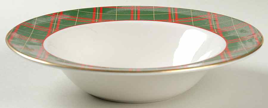 Tartan Rim Soup Bowl by Royal Doulton-1