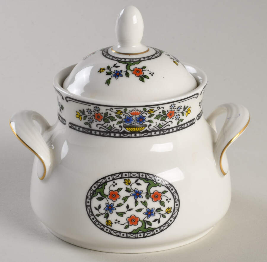 Tavistock Sugar Bowl & Lid by Royal Doulton-1