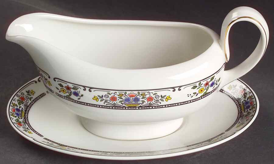 Tavistock Gravy Boat & Underplate by Royal Doulton-1