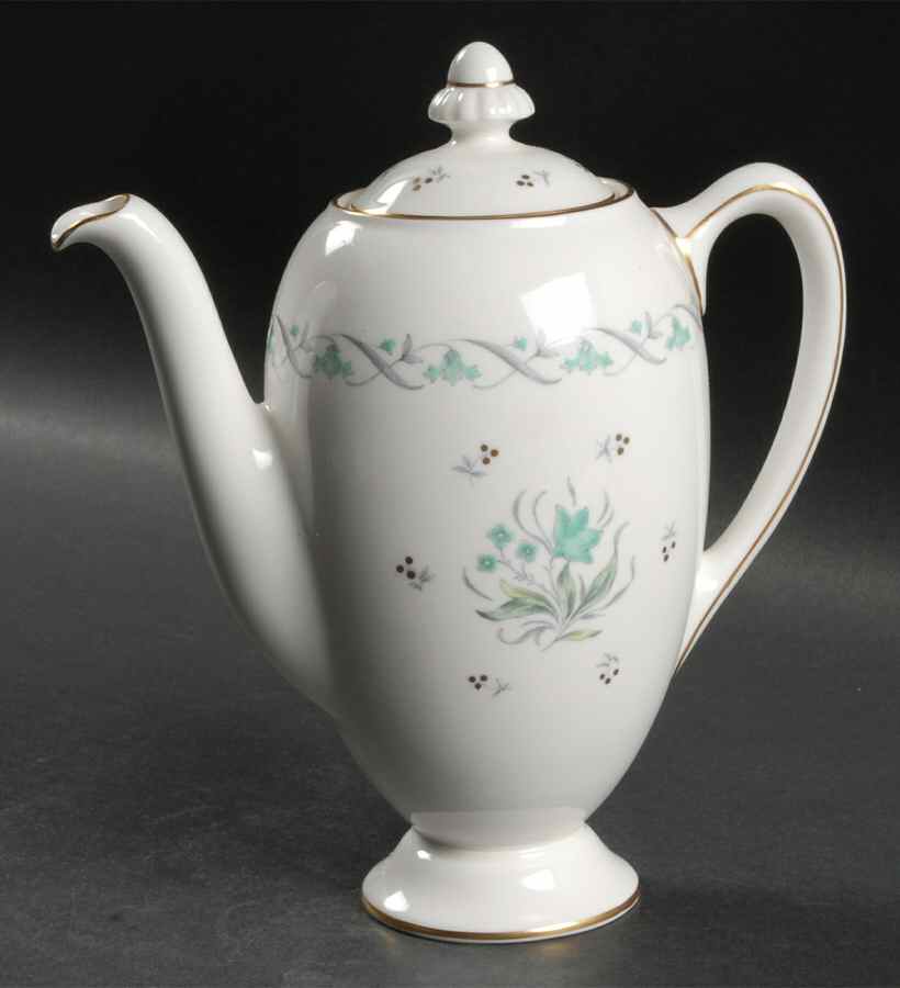 Temple Garden Mini Coffee Pot & Lid by Royal Doulton-1