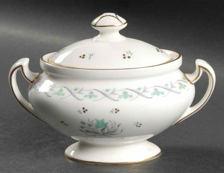 Temple Garden Sugar Bowl & Lid by Royal Doulton-1