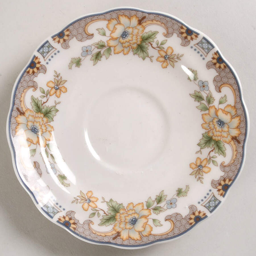 Temple Garden Saucer by Royal Doulton-1