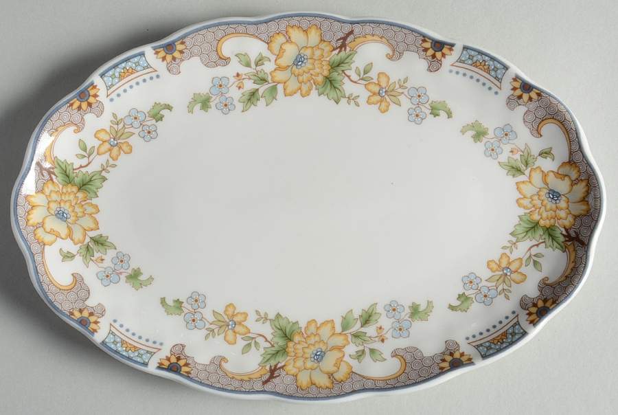 Temple Garden Pickle Dish by Royal Doulton-1