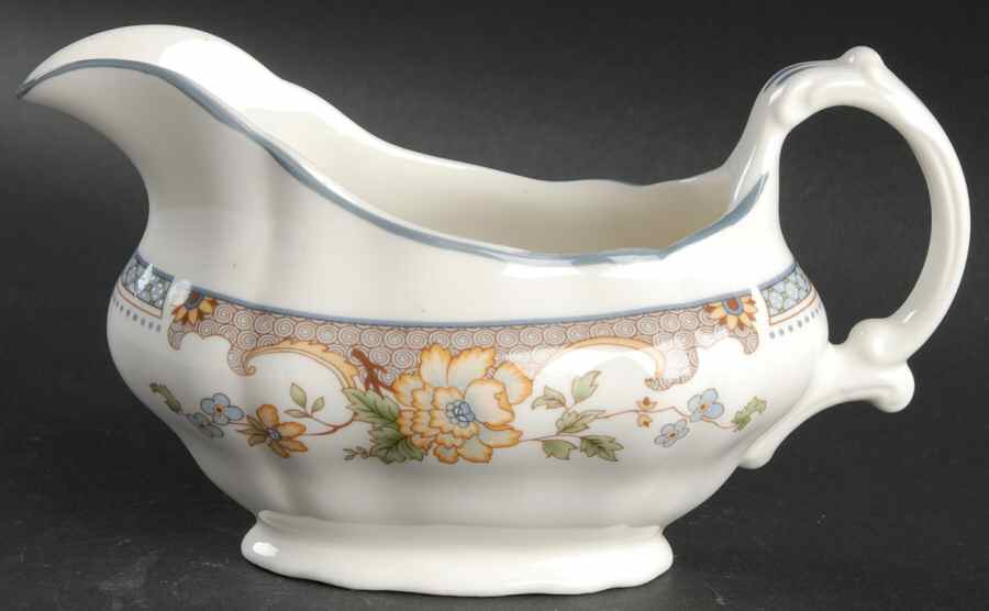 Temple Garden Gravy Boat by Royal Doulton-1