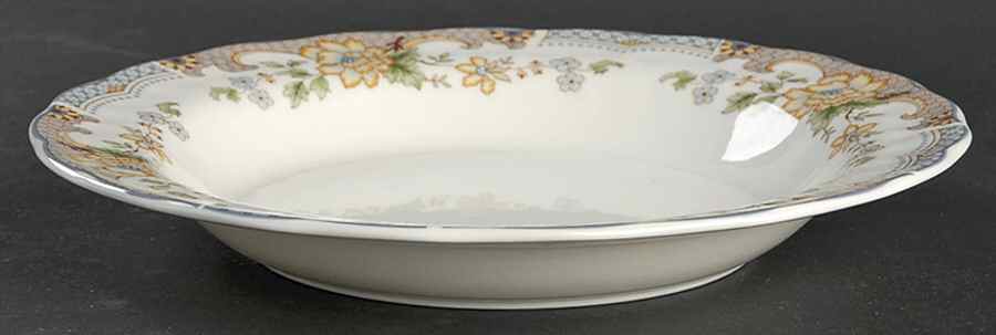 Temple Garden Rim Soup Bowl by Royal Doulton-1