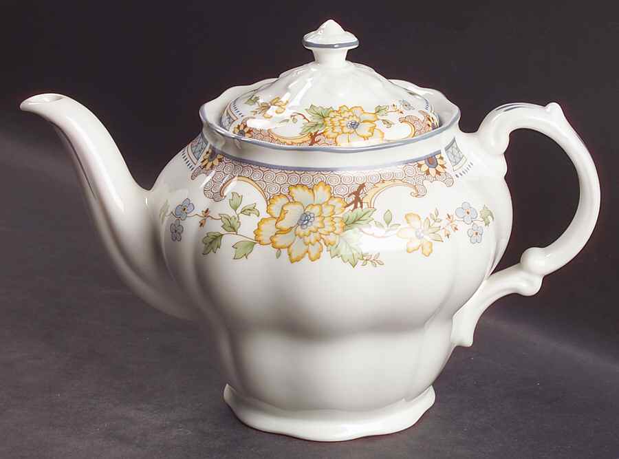 Temple Garden Teapot & Lid by Royal Doulton-1
