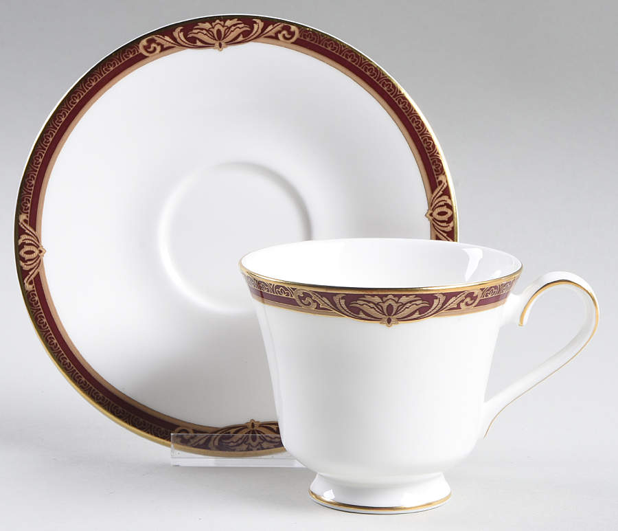 Tennyson Footed Cup & Saucer Set by Royal Doulton-1