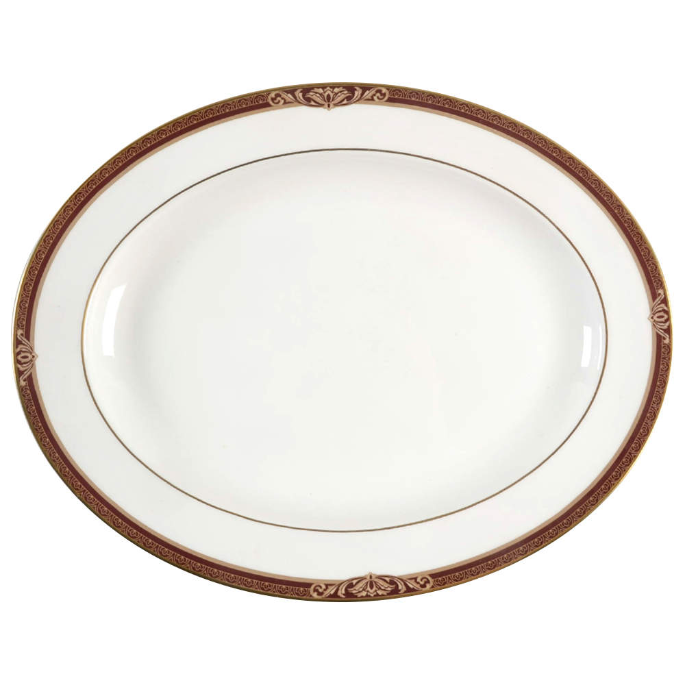 Tennyson 13" Oval Serving Platter by Royal Doulton-1