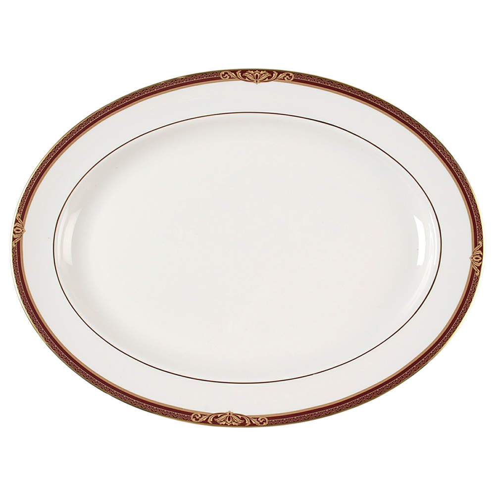 Tennyson 16" Oval Serving Platter by Royal Doulton-1